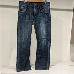 Buffalo David Bitton Dark Blue Straight Jeans